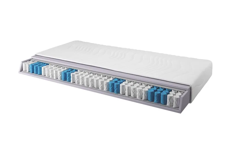 Opally Resårmadrass 120x200 Pocket Medium - Vit — Bedly
