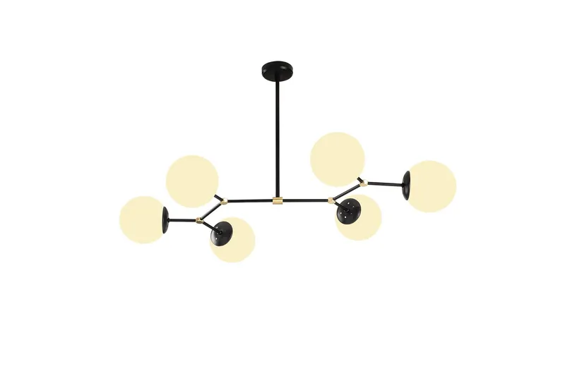 Opviq Damar Taklampa - Svart/Vit — Svart/Vit