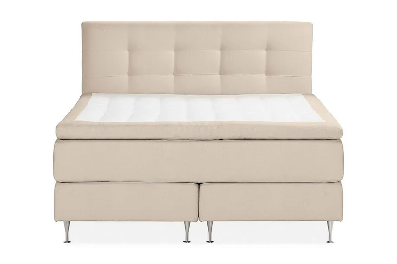 Oslo Lyx Kontinentalsäng Boucle 180x200 - Beige — Drömvik