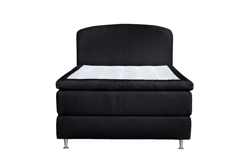 Oslo Lyx Sängpaket 120 curved loop 20 - Svart — Bedly