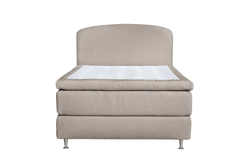 Oslo Lyx Sängpaket 120 curved loop 3 - Beige — Bedly