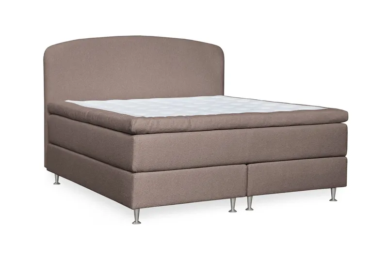 Oslo Lyx Sängpaket 160 curved loop 8 - Ljusbrun — Bedly
