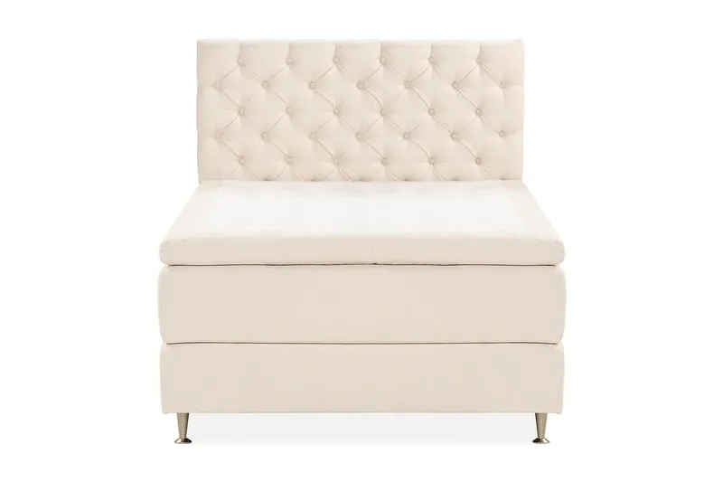 Oslo Lyx Sängpaket Kontinentalsäng 140x200 cm - Ljusbeige (Art.nr 1565631) — Drömvik