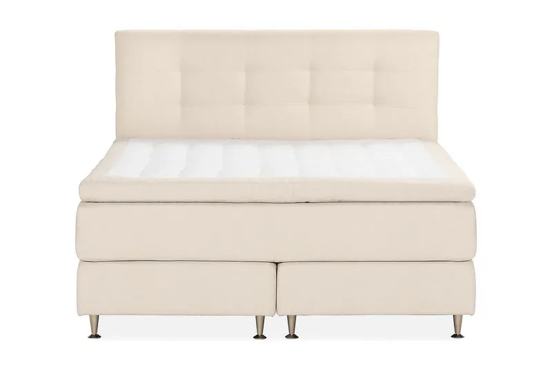 Oslo Lyx Sängpaket Kontinentalsäng 160x200 cm - Ljusbeige (Art.nr 1565605) — Drömvik