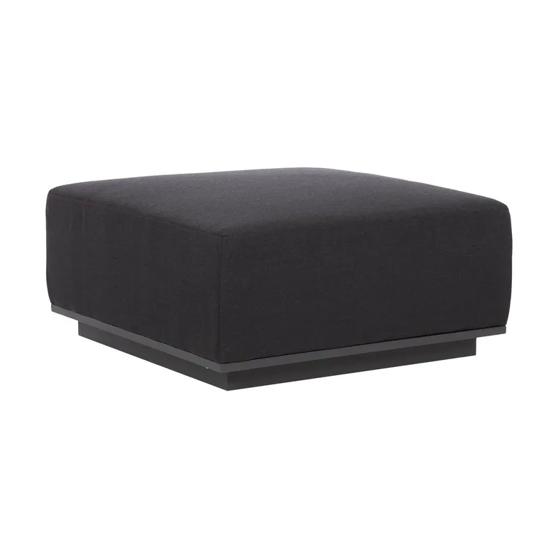 Ottoman Fuller 83x83x42 cm - mörkgrå — mörkgrå