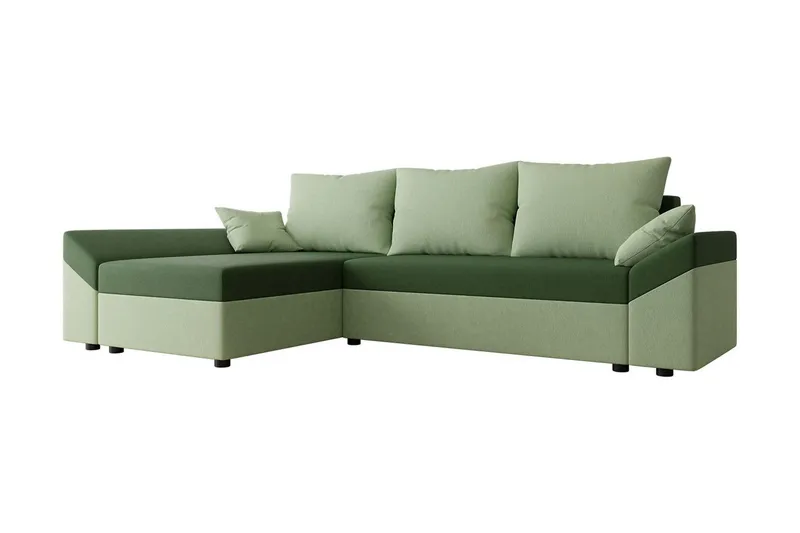 Ovadia 4-sits Bäddsoffa Höger - Grön — Grön