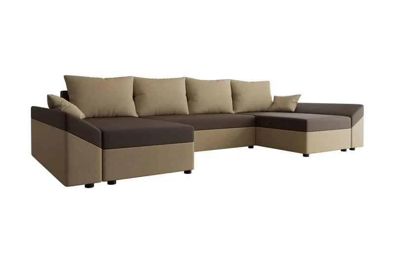 Ovadia 5-sits Bäddsoffa - Brun/Beige (Art.nr 1351998) — Brun/Beige
