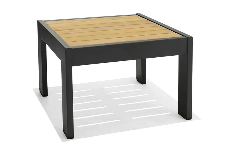 Palau Cafébord och Loungebord Utomhus 63 cm Teak Trä - Grå — Lifestyle Garden