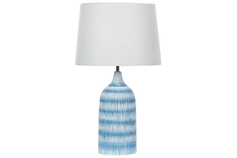 Palmarola Bordslampa 66 cm E27 - Blå/Vit — Blå/Vit