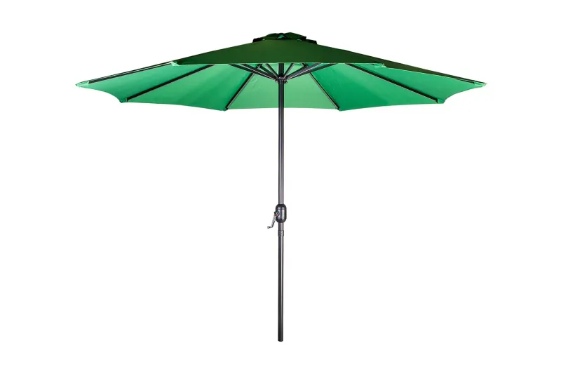 Parasoll BAHAMA D27m med vev färg: silver/grönt - Grön/Svart — Grön/Svart