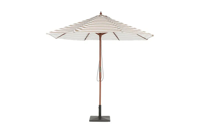 Parasoll Ferentillo 245 cm - Beige/Brun — Beige/Brun
