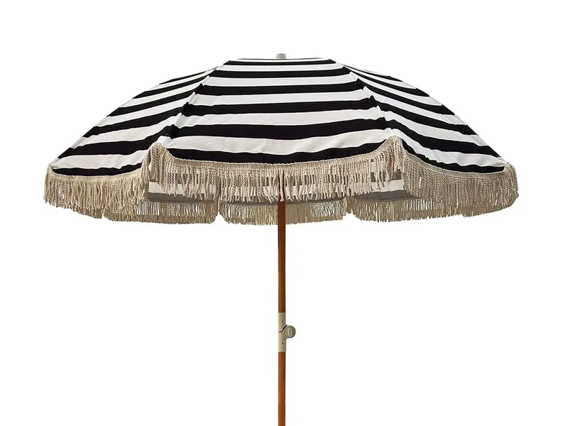 Parasoll Hillerstorp Parasoll 200 cm - Svartvit — Hillerstorp
