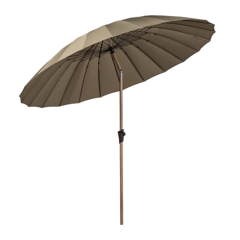 Parasoll Monica 280 cm Utomhus - Sand/Grön — WOOOD