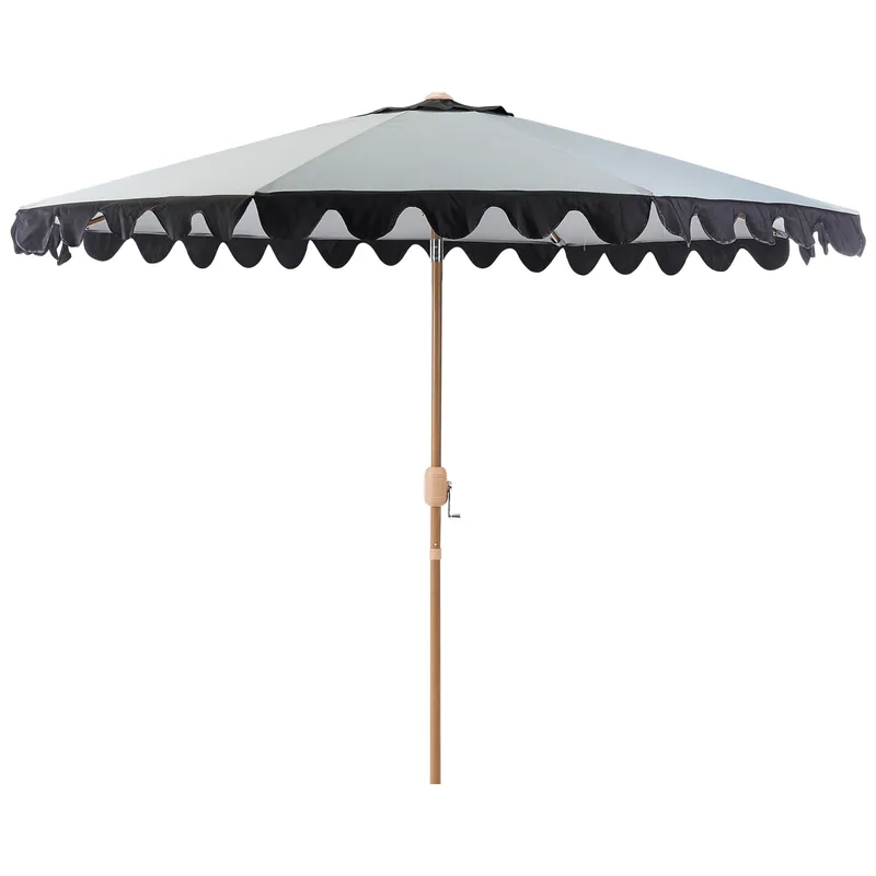 Parasoll utomhus 270 cm Isolotto - grå/brun/svart — grå/brun/svart