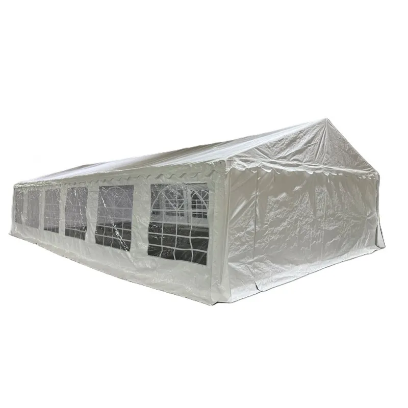 Partytält 6x12 m | Galvaniserad stål ställning | Vit — Lyfco