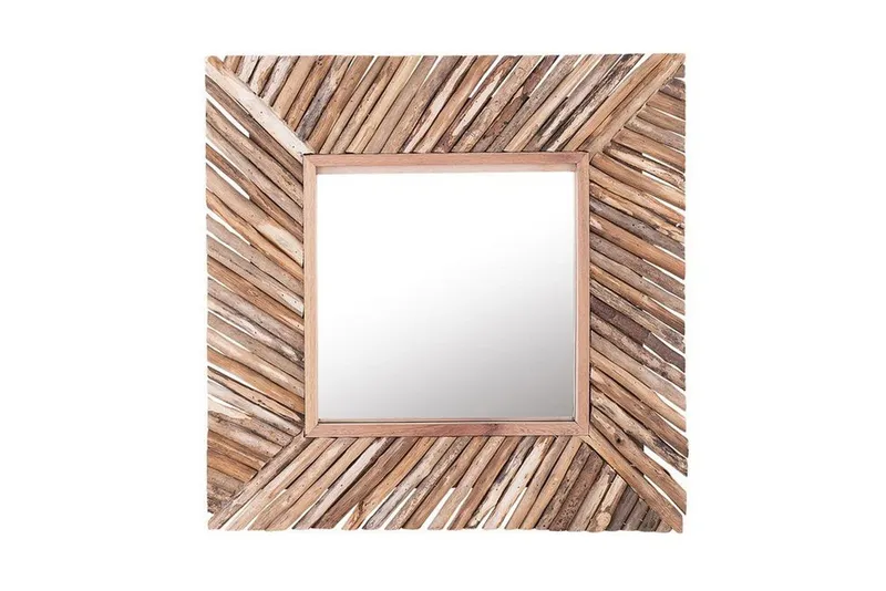 Pashel Spegel 60x60 cm - Trä/Natur — Trä/Natur
