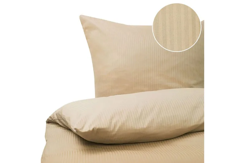 Påslakanset Avondale Beige, 220x155 cm - Beige, 220x155 cm — Beige, 220x155 cm
