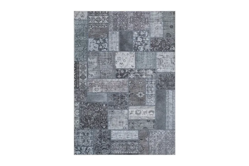 Patchwork Wiltonmatta 300x400 cm Rektangulär - Grå — KM Home