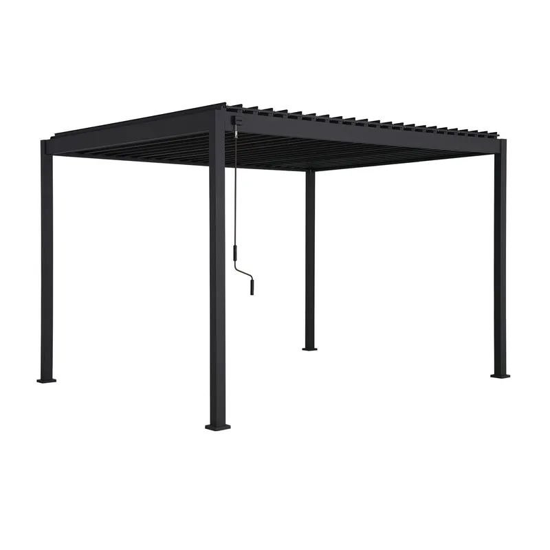 Paviljong Mirador-88 3x3M - mörkgrå — mörkgrå