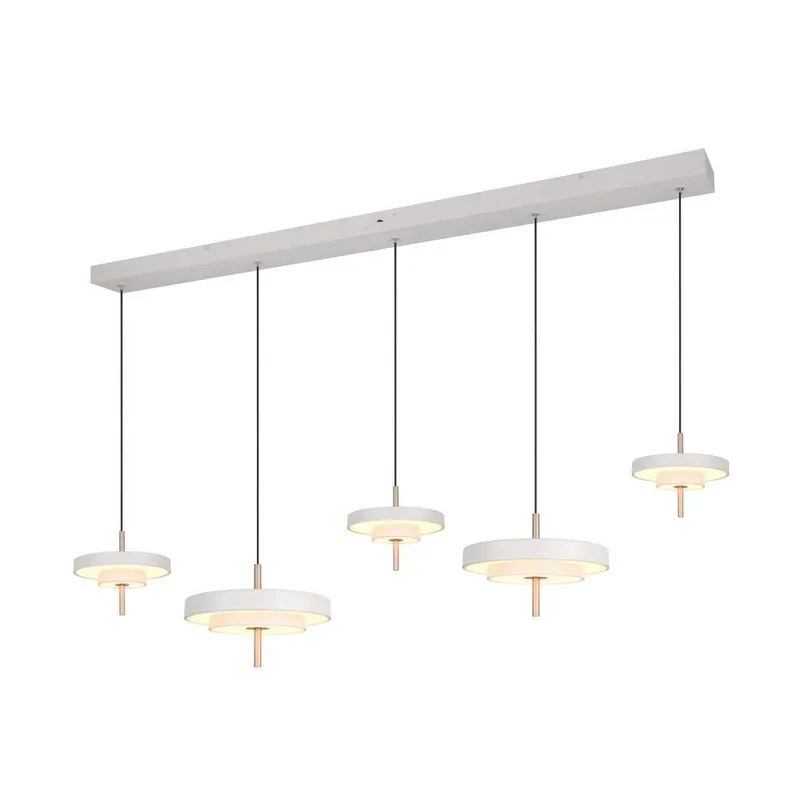 Pendel TRIO Keaton - 5 lampor, Varm Grå — Trio Lighting