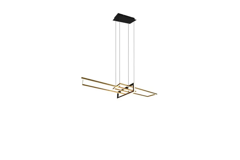 Pendel TRIO Salinas Mattmässing/mattsvart - Mattmässing/mattsvart — Trio Lighting