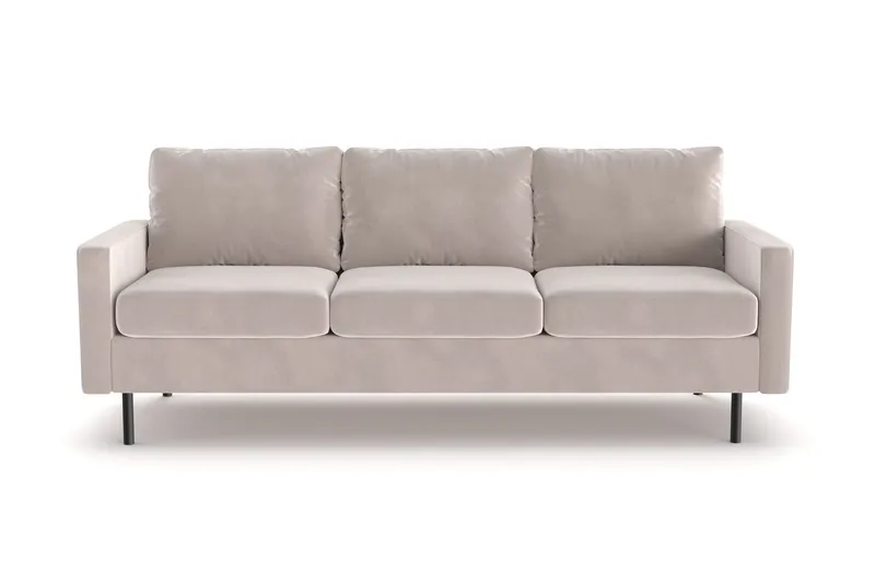 Peppe 3-sits Manchestersoffa - Beige (Art.nr 3117757) — Scandinavian Choice