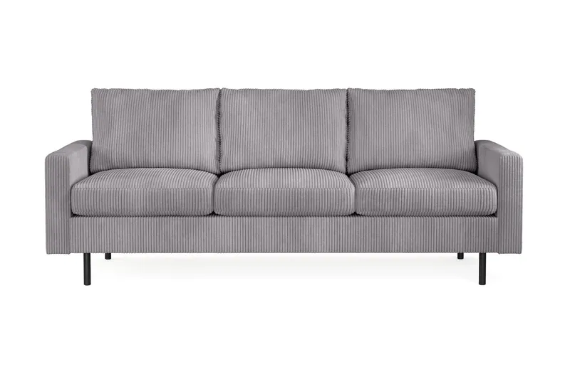 Peppe 3-sits Manchestersoffa - Grå — Scandinavian Choice