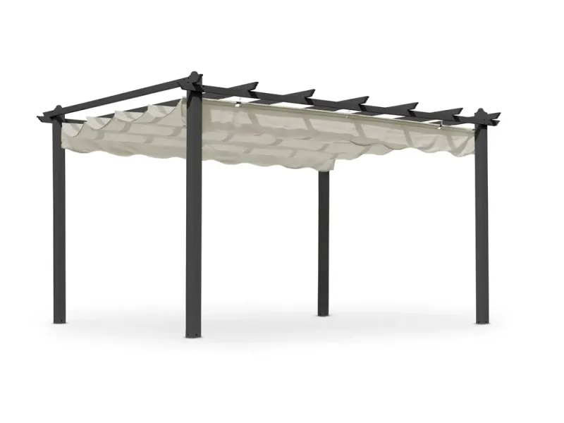 Pergola Hillerstorp Skanör 300 x 400 cm - Svart — Hillerstorp