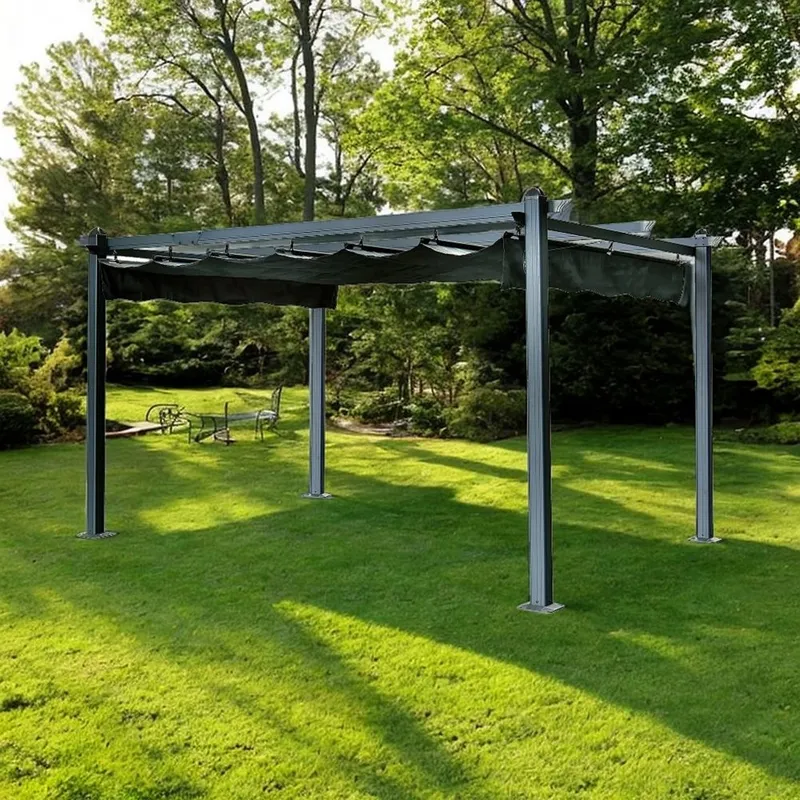 Pergola med soltak | 4x3m — Metalcraft