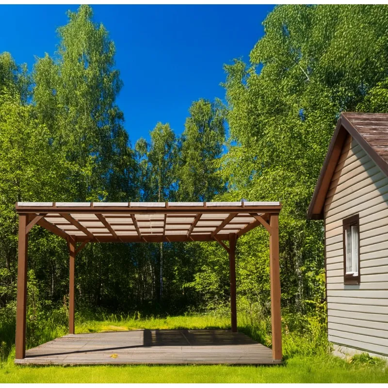 Pergola trä | 3,65x3m | Furu — Lyfco