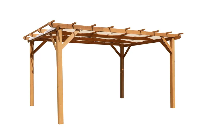 Pergola trä \| 4x3m \| Furu