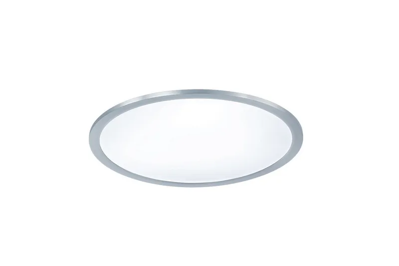 Phoenix LED Plafond 45cm borstad stål - Borstad stål/Vit — Trio Lighting