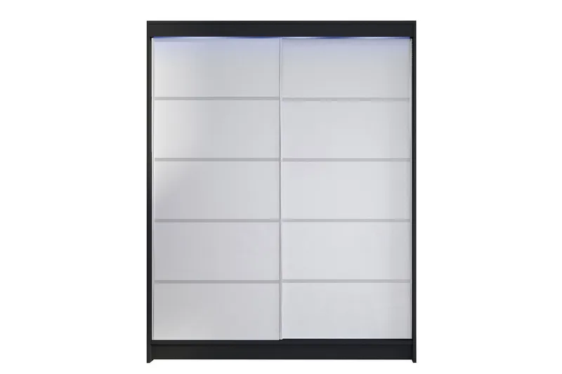 Pickering Garderob 150x200 cm - Svart/Vit (Art.nr 3099914) — Svart/Vit