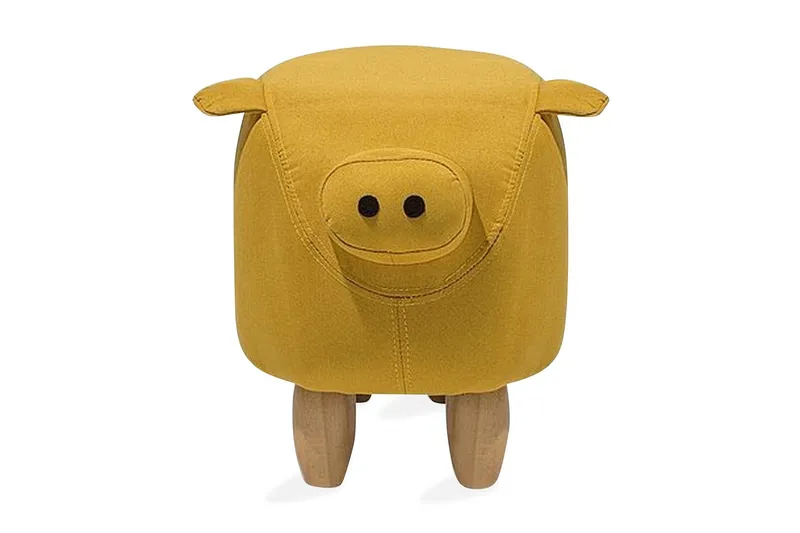 Piggy Sittpuff 50 cm - Gul — Gul