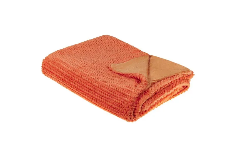 Pläd Bjas Orange, 150x200 cm - Orange, 150x200 cm — Orange, 150x200 cm