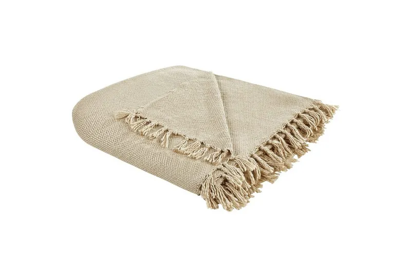 Pläd Chaohani Beige, 150x200 cm - Beige, 150x200 cm — Beige, 150x200 cm