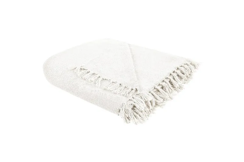 Pläd Chaohani Vit, 200x220 cm - Vit, 200x220 cm — Vit, 200x220 cm