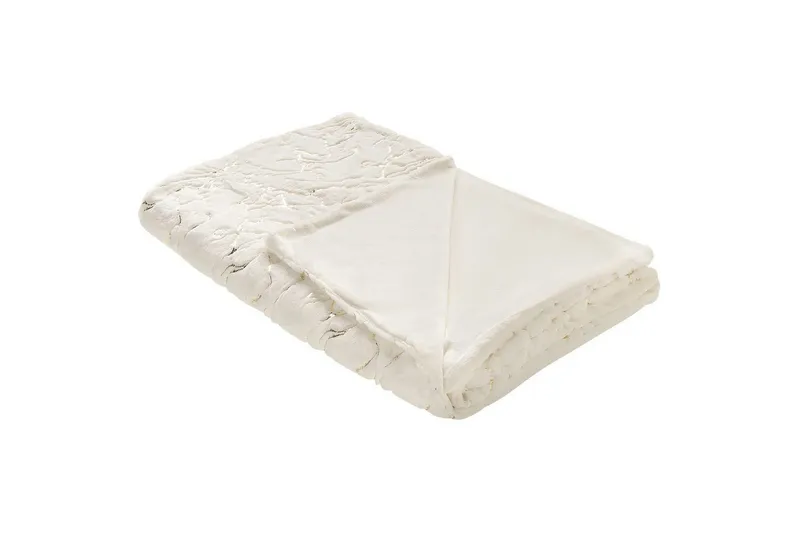 Pläd Godavari Beige/guld, 130x180 cm - Beige/guld, 130x180 cm — Beige/guld, 130x180 cm