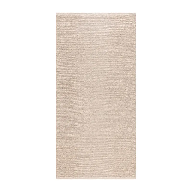 Plastmatta Hilma Plain - 70x200 cm, Linne — KM Home