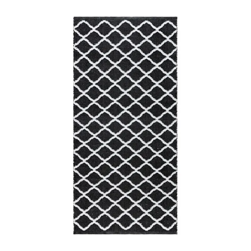 Plastmatta Hilma Wave - 150x220 cm, Svart — KM Home