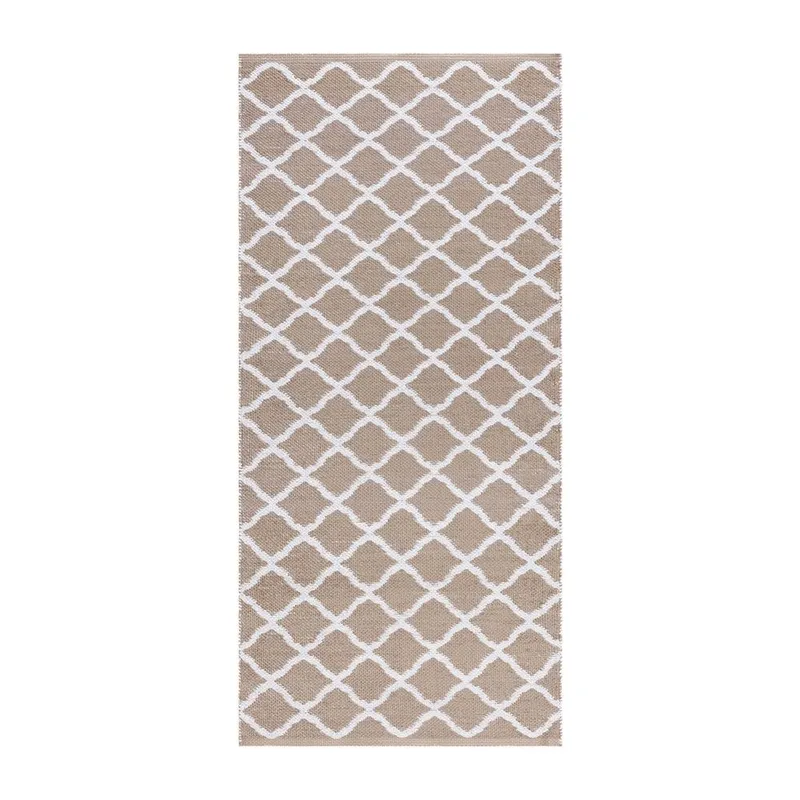 Plastmatta Hilma Wave - 70x300 cm, Linne — KM Home