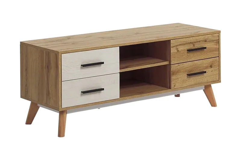 Poblat TV-bänk 120 cm - Vit — Vit