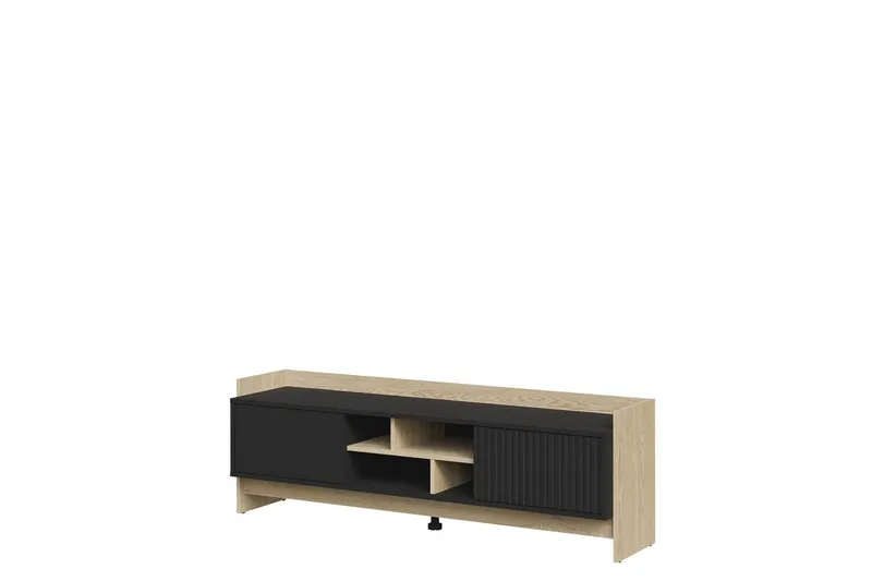 Polina Tv-bänk 150 cm - Brun/Svart — Brun/Svart