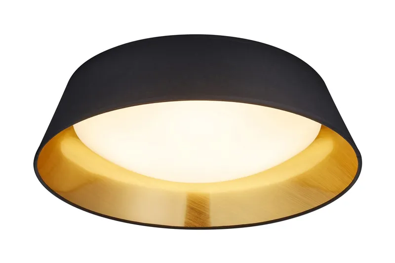 Ponts LED Plafond 45cm svart/ guld - Svart/Guld — Trio Lighting
