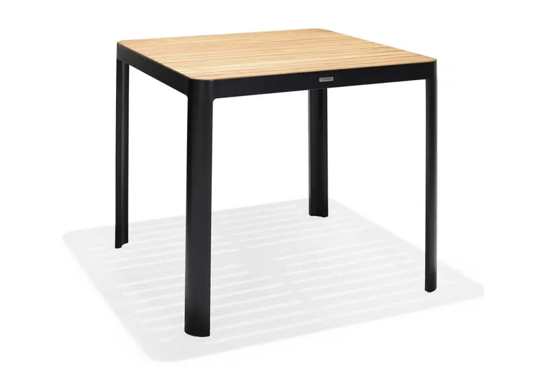 Portals Utebord 95 cm - Svart/Trä — Lifestyle Garden