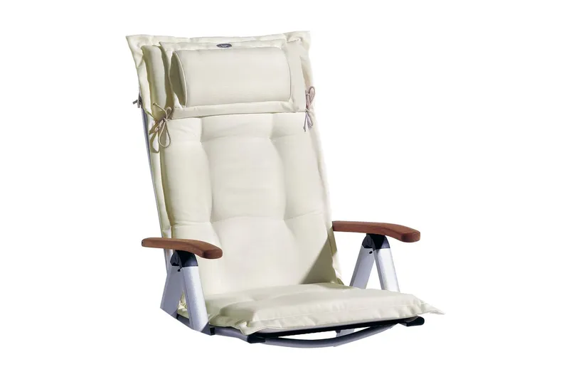 Positionsdyna Canyon med nackkudde Fritab Offwhite — Fritab