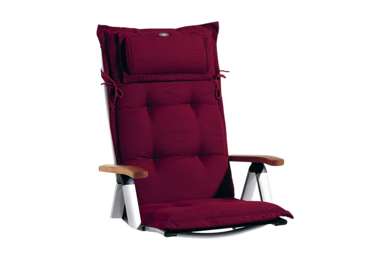 Positionsdyna Canyon med nackkudde Fritab Wine red — Fritab