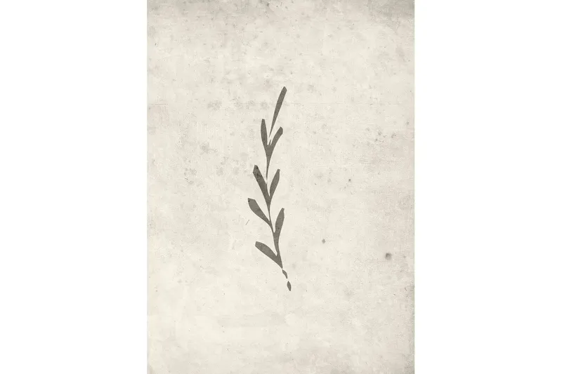 Poster Autumn leaf 50x70 cm - Beige — Venture Home