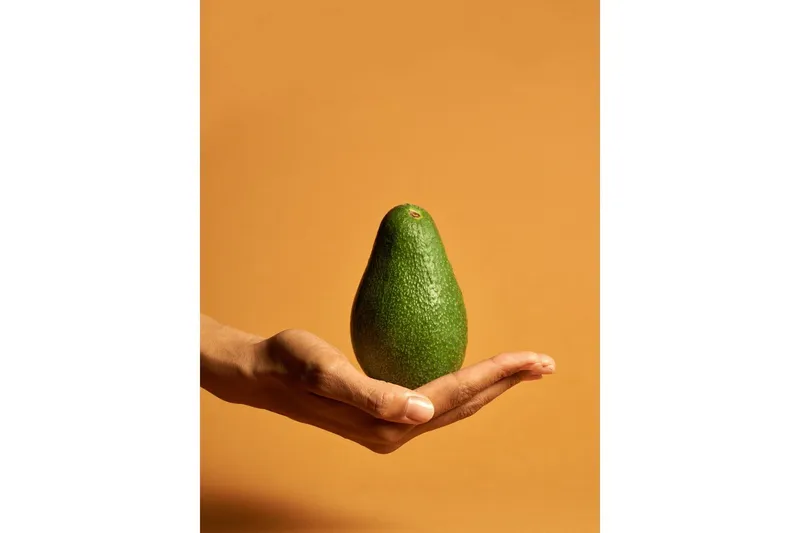 Poster Avocado 30x40 cm - Orange/Grön — Venture Home