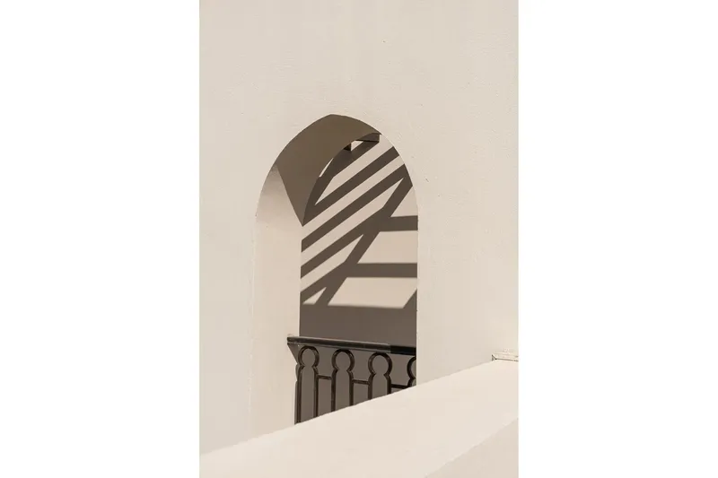 Poster Balcony 30x40 cm - Vit — Venture Home